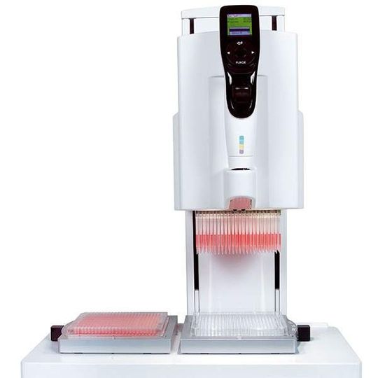 Viaflo 384, die neue handgeführte, elektronische 384-Kanal-Pipette von Integra Viaflo 384, die neue handgeführte, elektronische 384-Kanal-Pipette von Integra