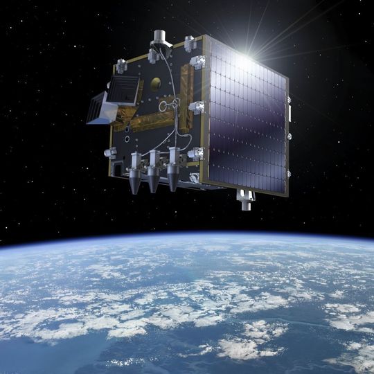 Kaum größer als eine Waschmaschine: der Mini-Satellit Proba-V wird aktuelle Bilder zur Vegetation der Erde aus dem All senden. Kaum größer als eine Waschmaschine: der Mini-Satellit Proba-V wird aktuelle Bilder zur Vegetation der Erde aus dem All senden.