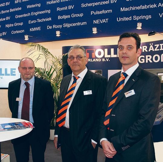 Von links: Mikromat-Geschäftsführer Thomas Warnatsch und das Stolle-Direktoren-Duo Dolf und Rob Geraedts. Von links: Mikromat-Geschäftsführer Thomas Warnatsch und das Stolle-Direktoren-Duo Dolf und Rob Geraedts.