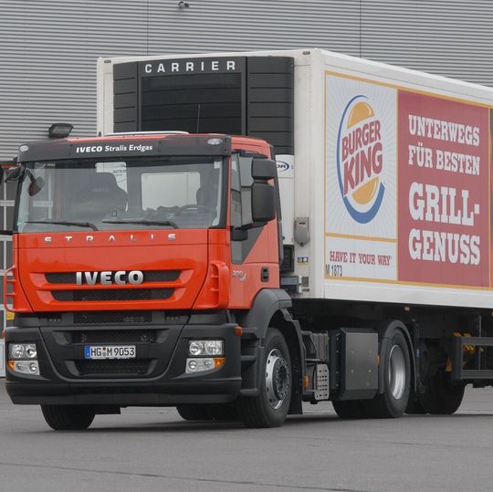 Bald auch in Russland unterwegs - Burger King Lkw von QSL, dem Logistikdienstleister. Bald auch in Russland unterwegs - Burger King Lkw von QSL, dem Logistikdienstleister.
