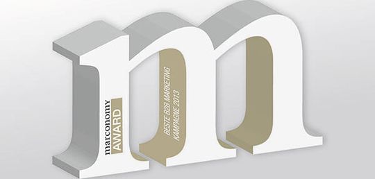 So sieht er aus: Der neue marconomy Award. So sieht er aus: Der neue marconomy Award.
