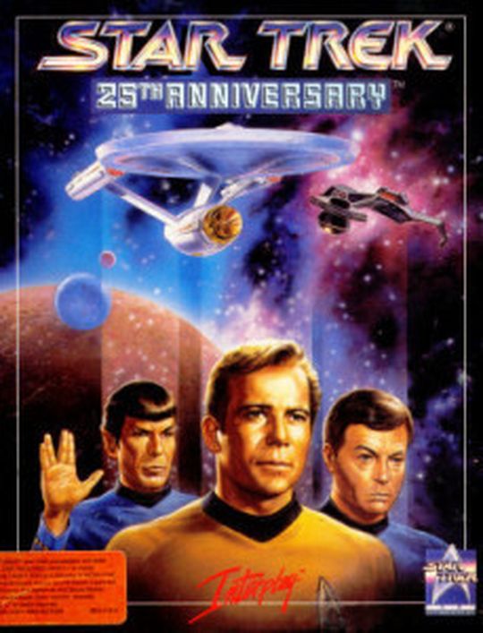 Die Verpackung des Star Trek-Spiels „25th Anniversary“.