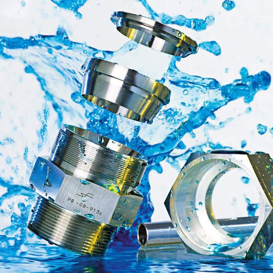 Klemm-Keilring-Verschraubungen aus Edelstahl