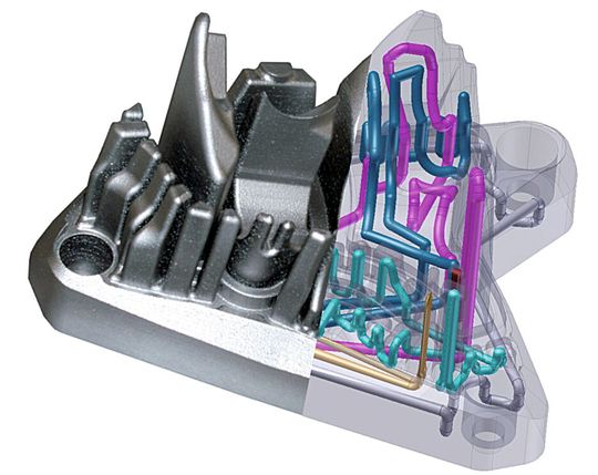 Renishaw’s newly acquired unit is said to have shown prowess in conformal cooling. Renishaw’s newly acquired unit is said to have shown prowess in conformal cooling.