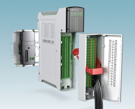 Neue Gehäusesystem ME-PLC von Phoenix Contact. Neue Gehäusesystem ME-PLC von Phoenix Contact.