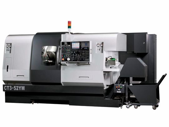 Als Hersteller einfacher zweiachsiger Maschinen gestartet, stellt Chiah Chyun Machinery heute mehrachsige, komplexe Drehzentren her. Als Hersteller einfacher zweiachsiger Maschinen gestartet, stellt Chiah Chyun Machinery heute mehrachsige, komplexe Drehzentren her.