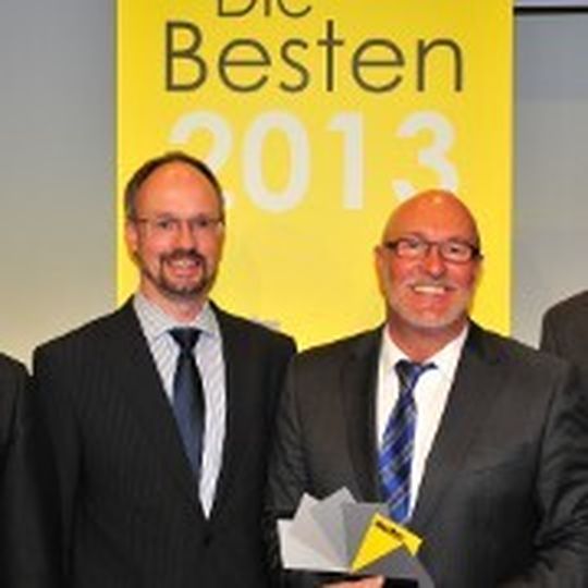 Chefredakteur Werner Degen (re.), und stellvertretender Chefredakteur Edgar Schmidt freuen sich über die Auszeichnung. Chefredakteur Werner Degen (re.), und stellvertretender Chefredakteur Edgar Schmidt freuen sich über die Auszeichnung.