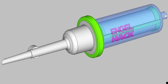 Prozessintegriert in einem Arbeitsschritt zeigt Engel am Messestand in Düsseldorf die Produktion von Tropfkammern für Bluttransfusionen mit integriertem Filter. Prozessintegriert in einem Arbeitsschritt zeigt Engel am Messestand in Düsseldorf die Produktion von Tropfkammern für Bluttransfusionen mit integriertem Filter.