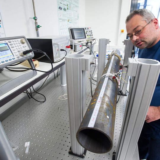 Das Projekt „Smart Tubes“ liefert Daten über die Rohrwanddicke.