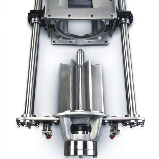 Run-clean rotary valve design reduces material buildup left in valve after operation, shortens cleaning times, ensures more thorough cleaning, and speeds return to service. Run-clean rotary valve design reduces material buildup left in valve after operation, shortens cleaning times, ensures more thorough cleaning, and speeds return to service.