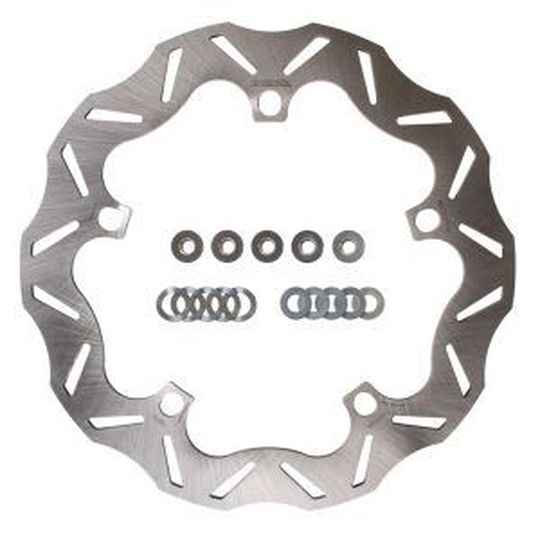 Die Bremsscheiben werden inklusive Edelstahl-Floater geliefert. Die Bremsscheiben werden inklusive Edelstahl-Floater geliefert.