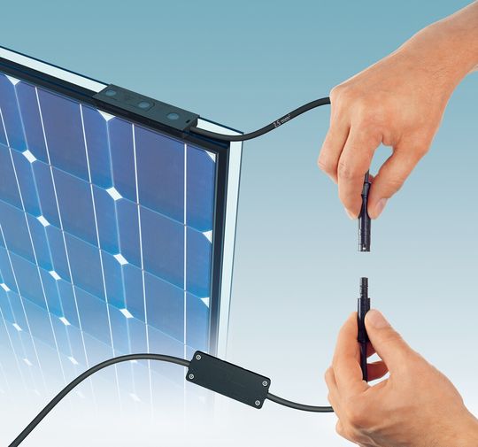 Neue Anschlusstechnik für die Bauwerkintegrierte-Photovoltaik Neue Anschlusstechnik für die Bauwerkintegrierte-Photovoltaik