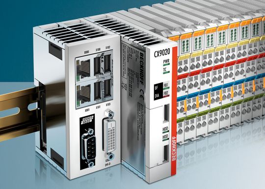Der Embedded-PC CX9020 stellt eine kompakte leistungsfähigte Steuerung auf Basis einer 1GHz-ARM-Cortex-A8-CPU dar. Der Embedded-PC CX9020 stellt eine kompakte leistungsfähigte Steuerung auf Basis einer 1GHz-ARM-Cortex-A8-CPU dar.