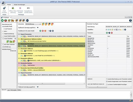 Genius Tools Model Processor für Analyse und Überarbeitung von PTC Creo Parametric und Pro/Engineer Modellen. Genius Tools Model Processor für Analyse und Überarbeitung von PTC Creo Parametric und Pro/Engineer Modellen.