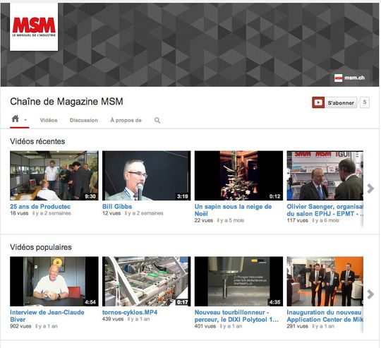 Le MSM est sur Youtube. Le MSM est sur Youtube.