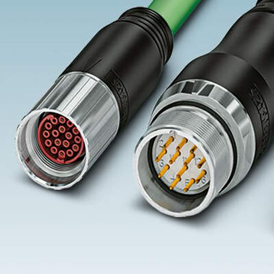 Phoenix Contact rundet mit den M17-, M23- und M40-Rundsteckverbindern sein Programm weiter ab. Phoenix Contact rundet mit den M17-, M23- und M40-Rundsteckverbindern sein Programm weiter ab.