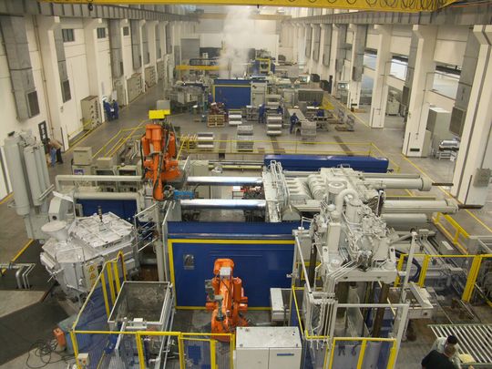 Georg Fischer Automotive fertigt die leichten Strukturteile für Audi im Aluminium-Druckguss sowohl in Europa als auch in China. Georg Fischer Automotive fertigt die leichten Strukturteile für Audi im Aluminium-Druckguss sowohl in Europa als auch in China.