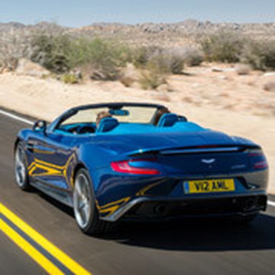 Aston Martin baut eine Cabrio-Version des Vanquish. Aston Martin baut eine Cabrio-Version des Vanquish.
