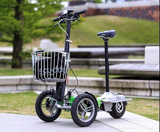 Elektroroller Scuddy: Der dreirädrige Elektroroller macht Menschen insbesondere in Großstädten mobiler Elektroroller Scuddy: Der dreirädrige Elektroroller macht Menschen insbesondere in Großstädten mobiler