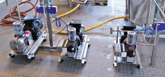 Hydra-Cell G10- und G03-Pumpen, wie sie von Separlab verwendet werden. Hydra-Cell G10- und G03-Pumpen, wie sie von Separlab verwendet werden.