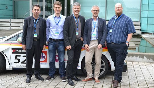 Die Diskutanten der main.IT: Andreas Von Gunten, Leander Wattig, Dr. Gunther Schunk, Tilman Hampl (Moderator) und Dirk Franke. Die Diskutanten der main.IT: Andreas Von Gunten, Leander Wattig, Dr. Gunther Schunk, Tilman Hampl (Moderator) und Dirk Franke.
