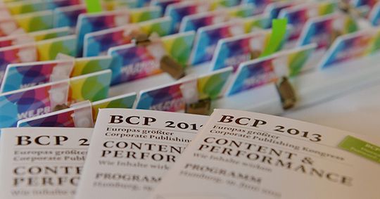 Unter der Überschrift „Content & Performance – wie Inhalte wirken” wagte sich das „Forum Corporate Publishing“ bei seinem Jahreskongress 2013 gleich an zwei Schlüsselbegriffe heran. Unter der Überschrift „Content & Performance – wie Inhalte wirken” wagte sich das „Forum Corporate Publishing“ bei seinem Jahreskongress 2013 gleich an zwei Schlüsselbegriffe heran.