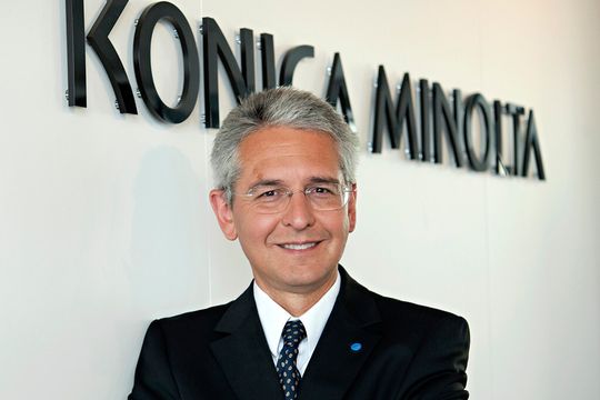Johannes Bischof, Präsident und Geschäftsführer von Konica Minolta Business Solutions Johannes Bischof, Präsident und Geschäftsführer von Konica Minolta Business Solutions