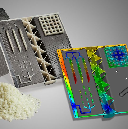 Bauteilmuster aus endlosfaserverstärkten Verbundwerkstoffen