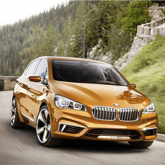 BMW zeigt eine weitere Studie seines kommenden Vans Active Tourer. BMW zeigt eine weitere Studie seines kommenden Vans Active Tourer.