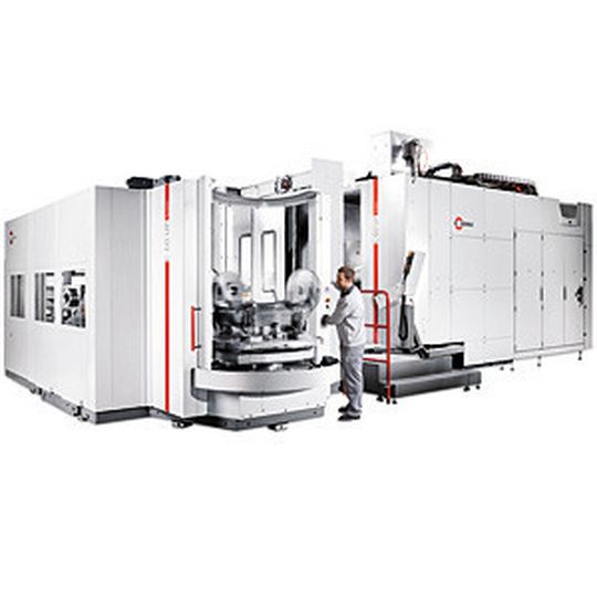 Das Bild zeigt den PW 3000 adaptiert an ein 5-Achsen Bearbeitungszentrum C 60 U dynamic. Das Bild zeigt den PW 3000 adaptiert an ein 5-Achsen Bearbeitungszentrum C 60 U dynamic.