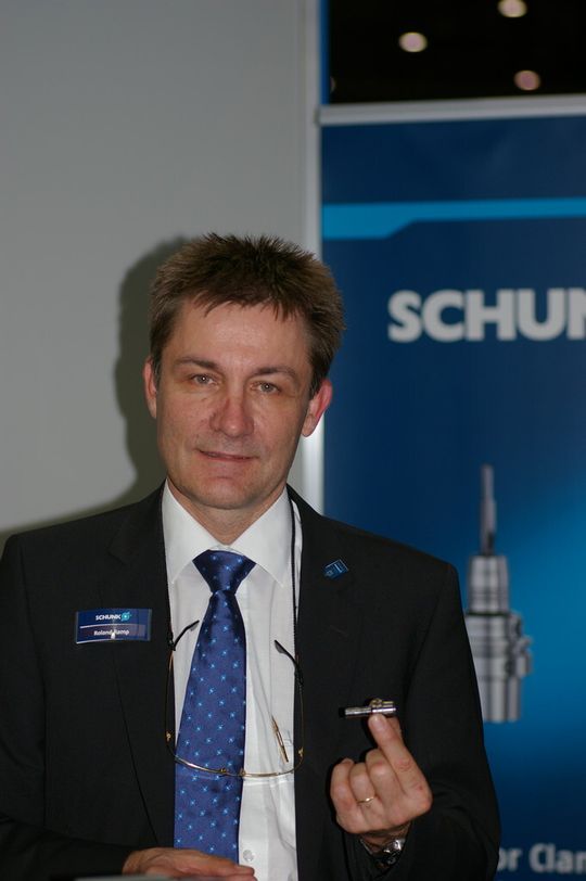 Roland Ramp, directeur de Schunk Roland Ramp, directeur de Schunk