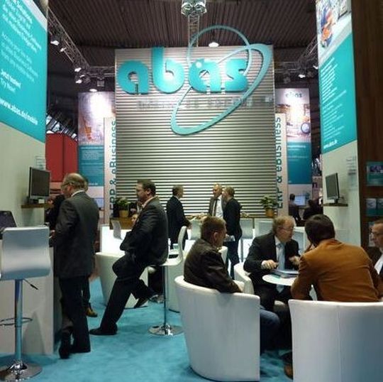 Messestand der Abas Software AG auf der IT & Business (Halle 3, Stand 3D11).Zoom Messestand der Abas Software AG auf der IT & Business (Halle 3, Stand 3D11).Zoom