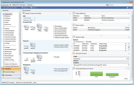 In der Systemlösung werden alle Informationen in einem verwaltet, wodurch sich bereichsübergreifende Workflows einrichten lassen und Prozesse automatisiert werden. In der Systemlösung werden alle Informationen in einem verwaltet, wodurch sich bereichsübergreifende Workflows einrichten lassen und Prozesse automatisiert werden.