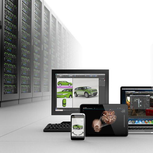 Mittels GRID-Technologie können hochkomplexe und rechenintensive Inhalte über das Internet auf nahezu alle denkbaren Endgeräte wie zum Beispiel Gaming Portables, Smartphones, Tablets, TVs, Notebooks oder PCs gestreamt werden Mittels GRID-Technologie können hochkomplexe und rechenintensive Inhalte über das Internet auf nahezu alle denkbaren Endgeräte wie zum Beispiel Gaming Portables, Smartphones, Tablets, TVs, Notebooks oder PCs gestreamt werden