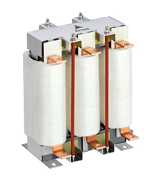 Bild 3: Der Rahmen dieser Dreiphasen-Ferritdrossel für 200 A aus nichtrostendem Stahlblech verhindert Beschädigungen während des Transports und der Montage