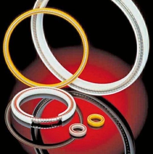 Federelastische PTFE-Dichtungen.