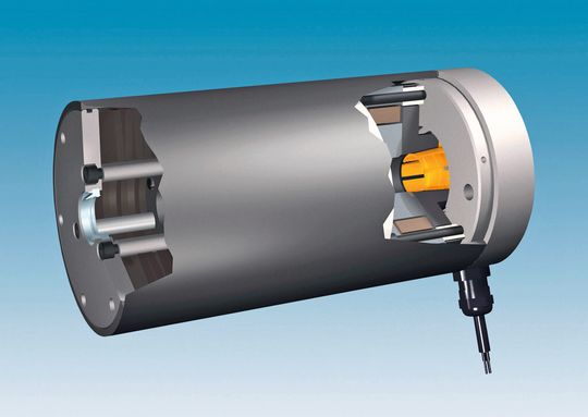 Bild 1: Auch die neue, elektromagnetische Version der Linearbremse kann Achsen aus der Bewegung zuverlässig abbremsen.