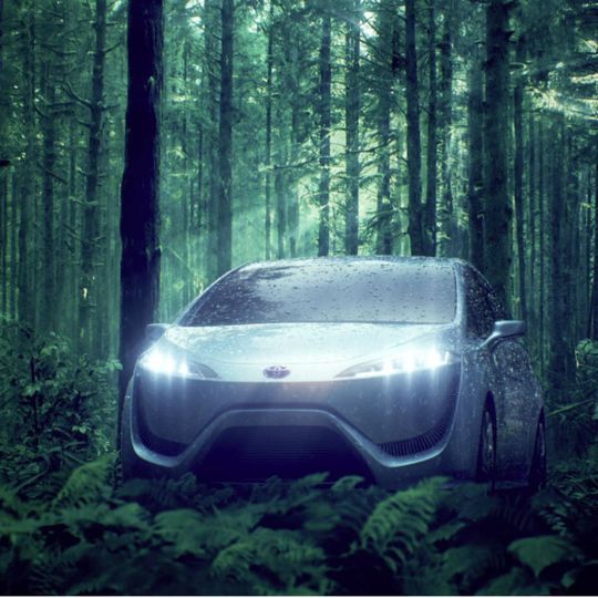 So könnte das zukünftige Modell mit Wassertoffantrieb von Toyota aussehen. So könnte das zukünftige Modell mit Wassertoffantrieb von Toyota aussehen.