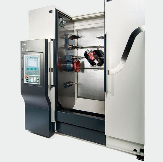 Transferzentren bieten eine hohe Produktivität durch die Mehrspindligkeit mit der Flexibilität der verfahrbaren Vorrichtung an.