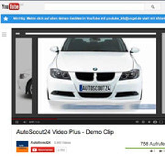 Auf Autoscout 24 lassen sich aus Anzeigentexten und Fotos automatisiert Videos erstellen.