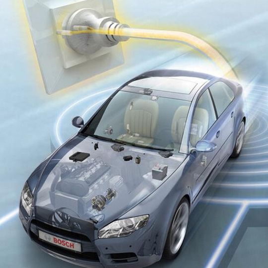 Galliumnitrid-Spannungswandler sollen zukünftig auch in Elektroautos Verlustleistungen minimieren.
