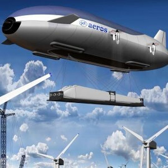 Die Amerikaner wollen mit dem Luftschiff auch Windparks errichten. Die Amerikaner wollen mit dem Luftschiff auch Windparks errichten.