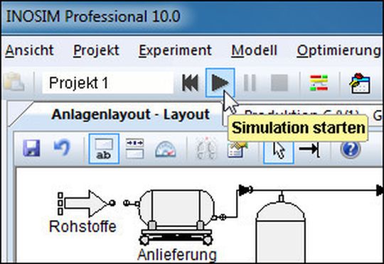 Die neue Generation der Simulationsssoftware Inosim Professional 10 kann auch verfahrenstechnische Daten einbinden. Die neue Generation der Simulationsssoftware Inosim Professional 10 kann auch verfahrenstechnische Daten einbinden.