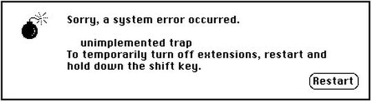 Diese Darstellung entstammt der Version 7 des klassischen Mac OS, die in den neunziger Jahren populär war.