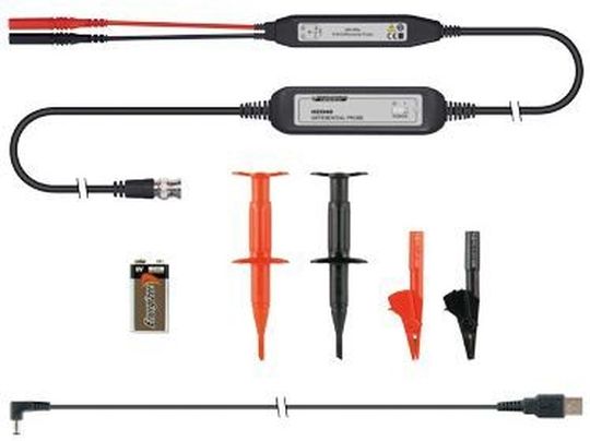 Kotenloses Live-Webinar: Wann benutze ich welchen Tastkopf? Im Bild der differentielle Tastkopf Hameg HZO40 mit einer Bandbreite von 200 MHz Kotenloses Live-Webinar: Wann benutze ich welchen Tastkopf? Im Bild der differentielle Tastkopf Hameg HZO40 mit einer Bandbreite von 200 MHz