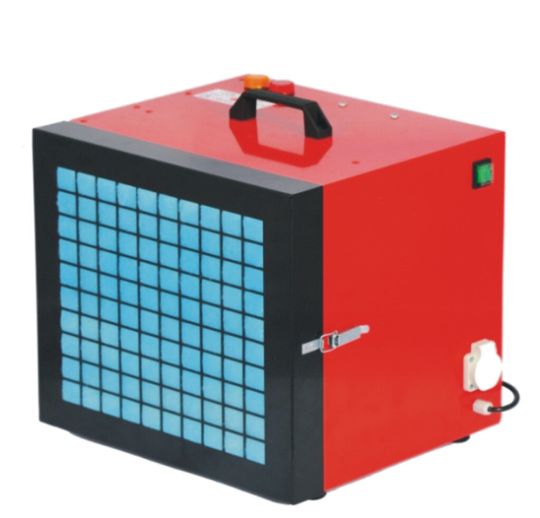 Der Luftreiniger Aria 1800 schützt Arbeiter, Ausrüstung, Arbeitsbereich und Nebenräume zuverlässig vor Staub.