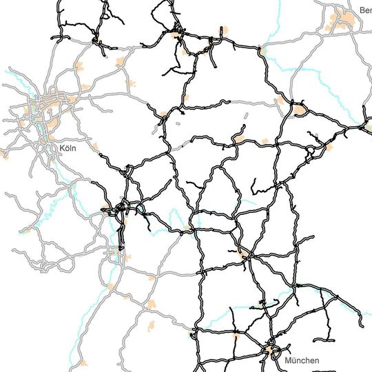 Das Streckennetz für Land-Lkw wird erweitert. Das Streckennetz für Land-Lkw wird erweitert.