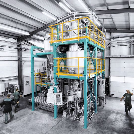 In der Versuchsanlage für die pneumatische Förderung werden alle Schüttgüter getestet.