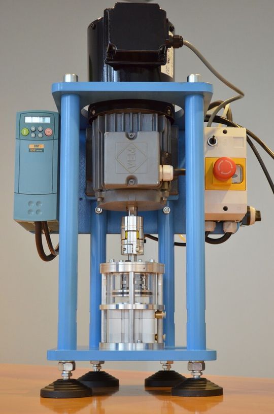 Fig 10. Cellule de test installée pour test de durée de vie.