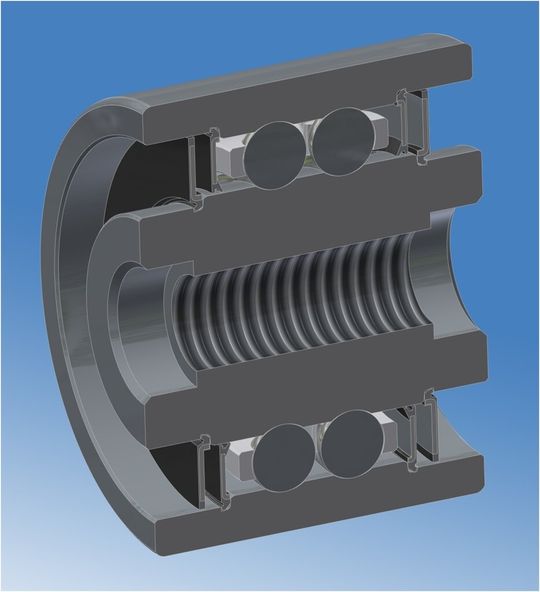 Fig 13. Galet spécial développé par Jesa SA.